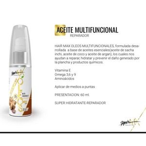 HAIR MAX OLEOS ACEITE MULTIFUNCIONALES